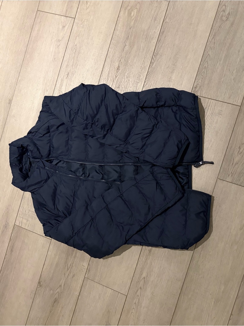 UNIQLO Navy Quilted Puffer Jacket